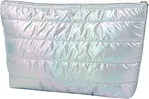 This large quilted makeup bag provides plenty of room to hold all your cosmetics, brushes, jewelry. Its attractive quilted design and spacious interior make this bag perfect for not just cosmetics but also toiletries.